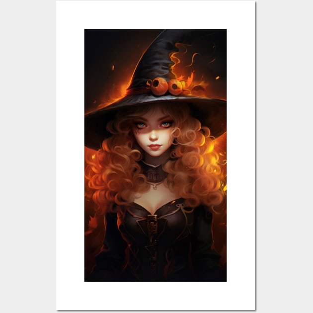 Witch girl Wall Art by NumberOneEverything